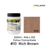 0.2ltr: Pallmann - Pall-x-333 C - Colour Concentrate - Rich Brown - No.10 