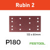 1 Box: (499052) P180 Festool - Rubin2 - StickFix - Hook & Loop Sanding Sheets - - 80x133mm - (50/Box)