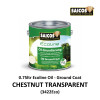 0.75ltr: Saicos - Ecoline Oil - Ground Coat - Chestnut Transparent - (3422ECO300)