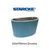 P100 - Starcke - Zirconia - Cloth Backed Sanding Belt - 200x750mm - 8" 