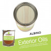 1ltr: Treatex - Exterior Oil - Albino - (3161e)