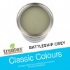 1ltr: Treatex - Classic Colour Collection - Battleship Grey - (504e)