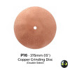 P16 - Wolff Tools - HM Double Sided Copper Grinding Disc - for removal of paint and floor residues - 375mm - 15"