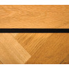 1 Lineal Metre: (47) - Border Insert Strip - Solid Wenge - Unfinished - 10x22x1000mm