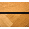 1 Lineal Metre: (47) - Border Insert Strip - Solid Wenge - Unfinished - 10x22x1000mm