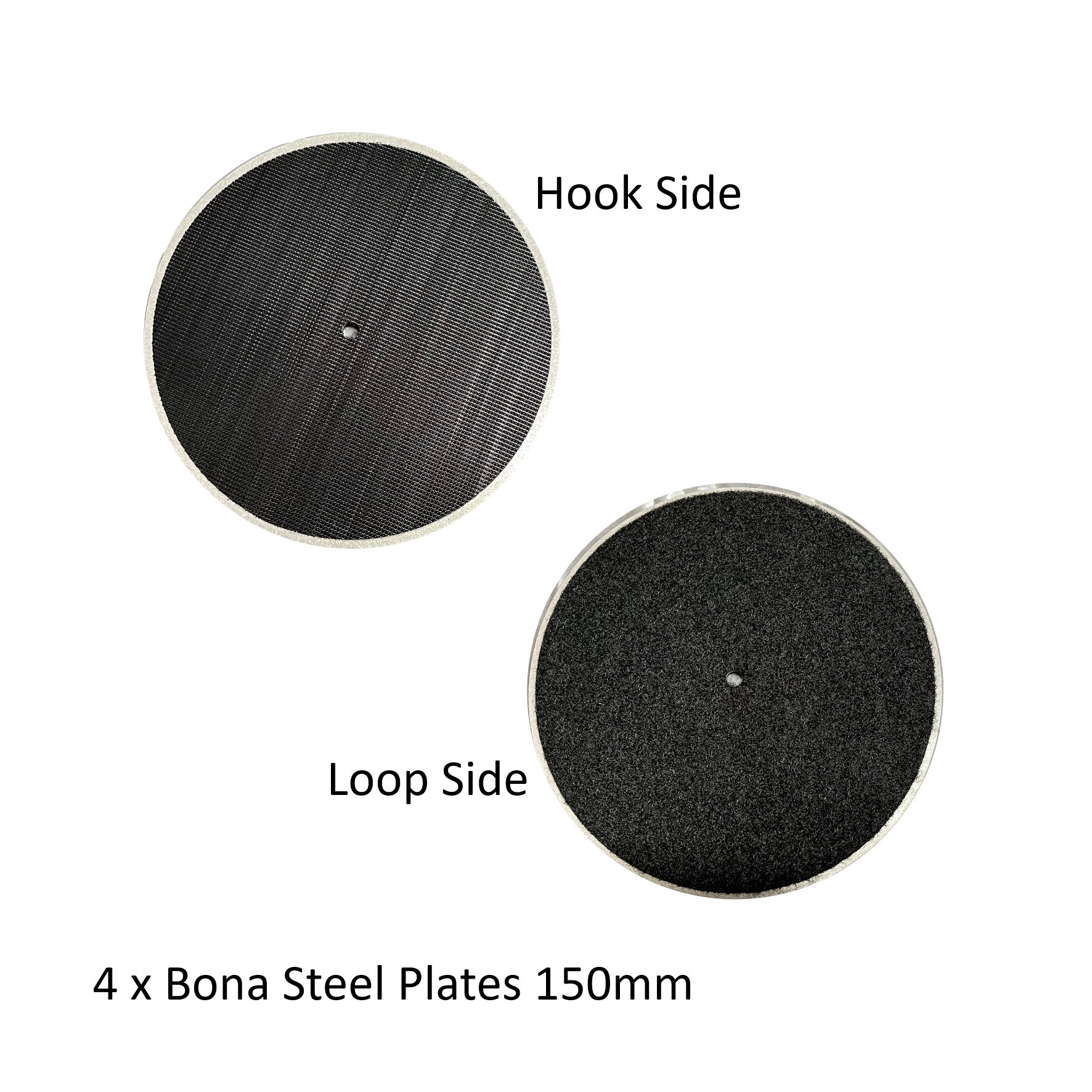 1pk Bona FlexiSand Hard Steel Plates 150mm (4/pk) Floorstock Ltd