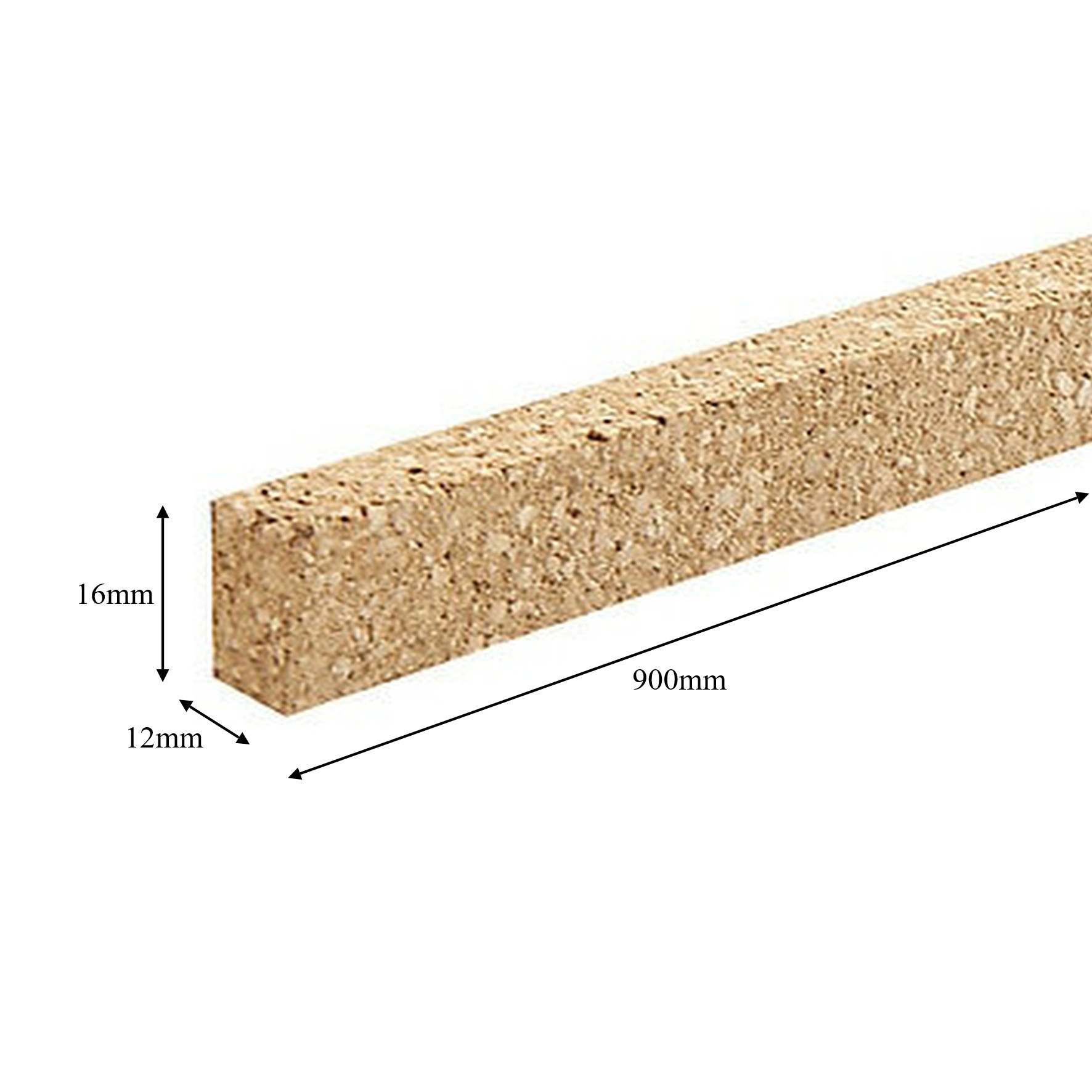 Cork Expansion Strip Strip 16 x 12 x 900mm Floorstock Ltd