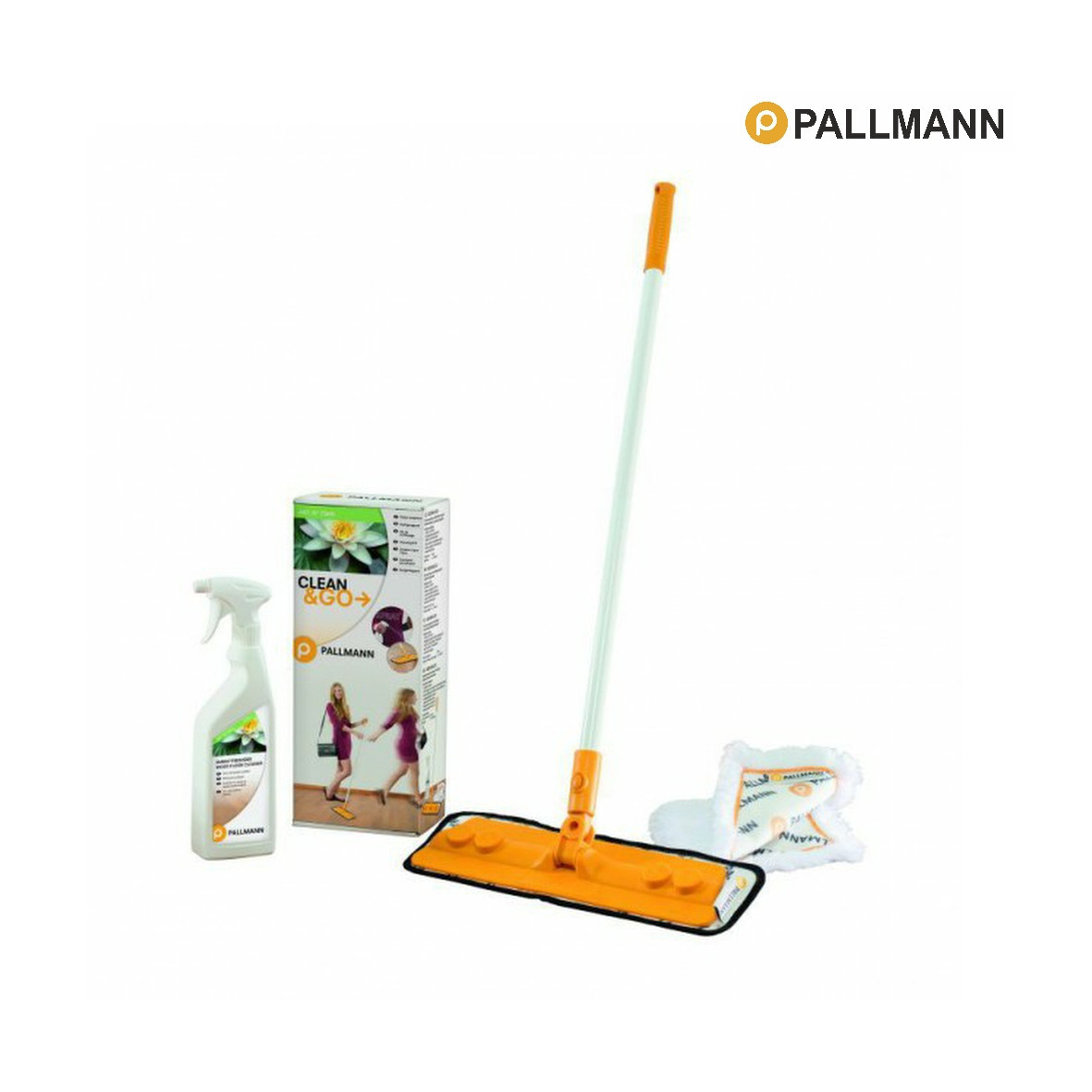 Floorstock Ltd Pallmann Clean & Go Mop Kit Contains Mop, Wood