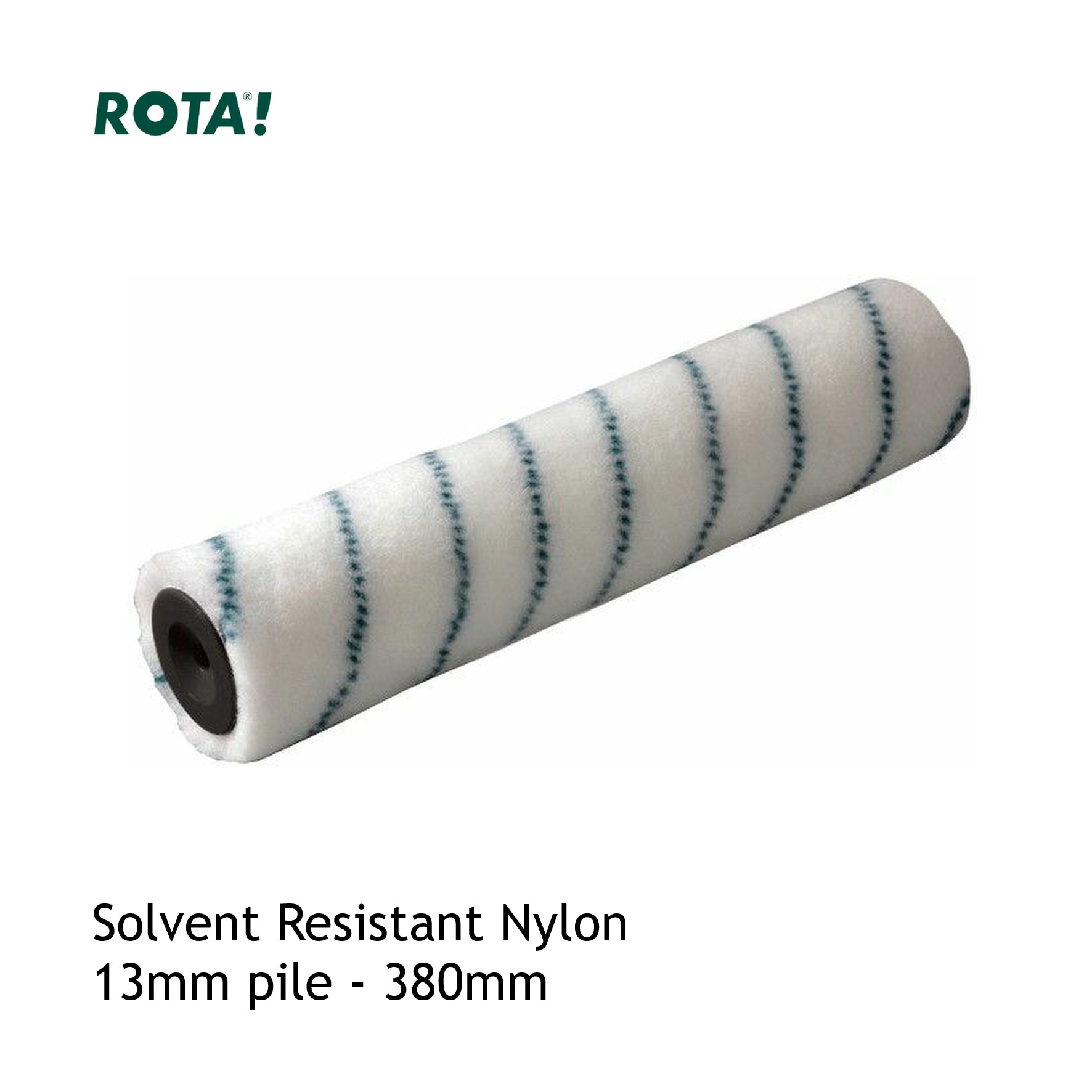 Premier Roller Sleeve Blue Stripe Solvent Resistant Nylon 13mm
