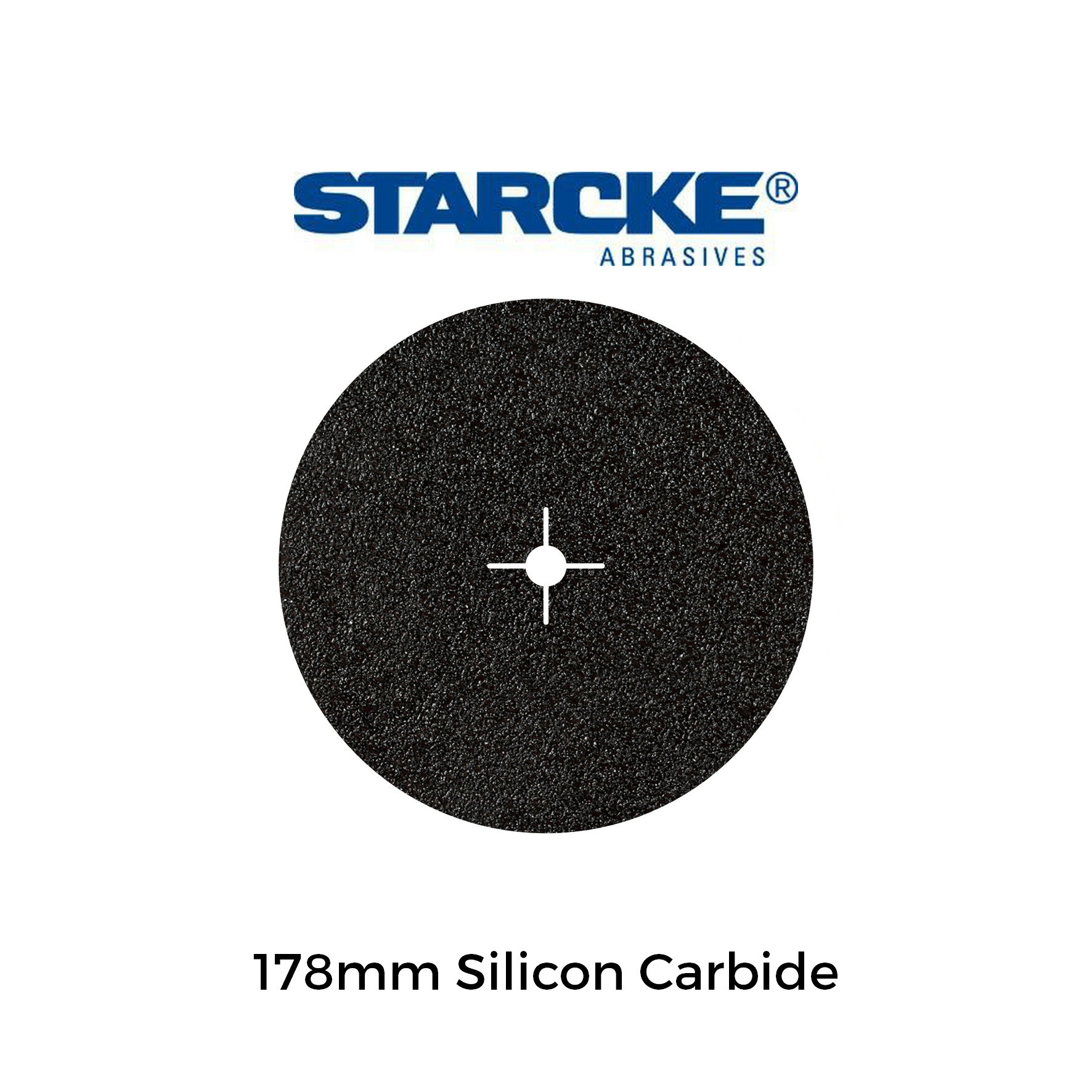 Starcke P100 Silicon Carbide Hook & Loop Sanding Discs 178mm 7