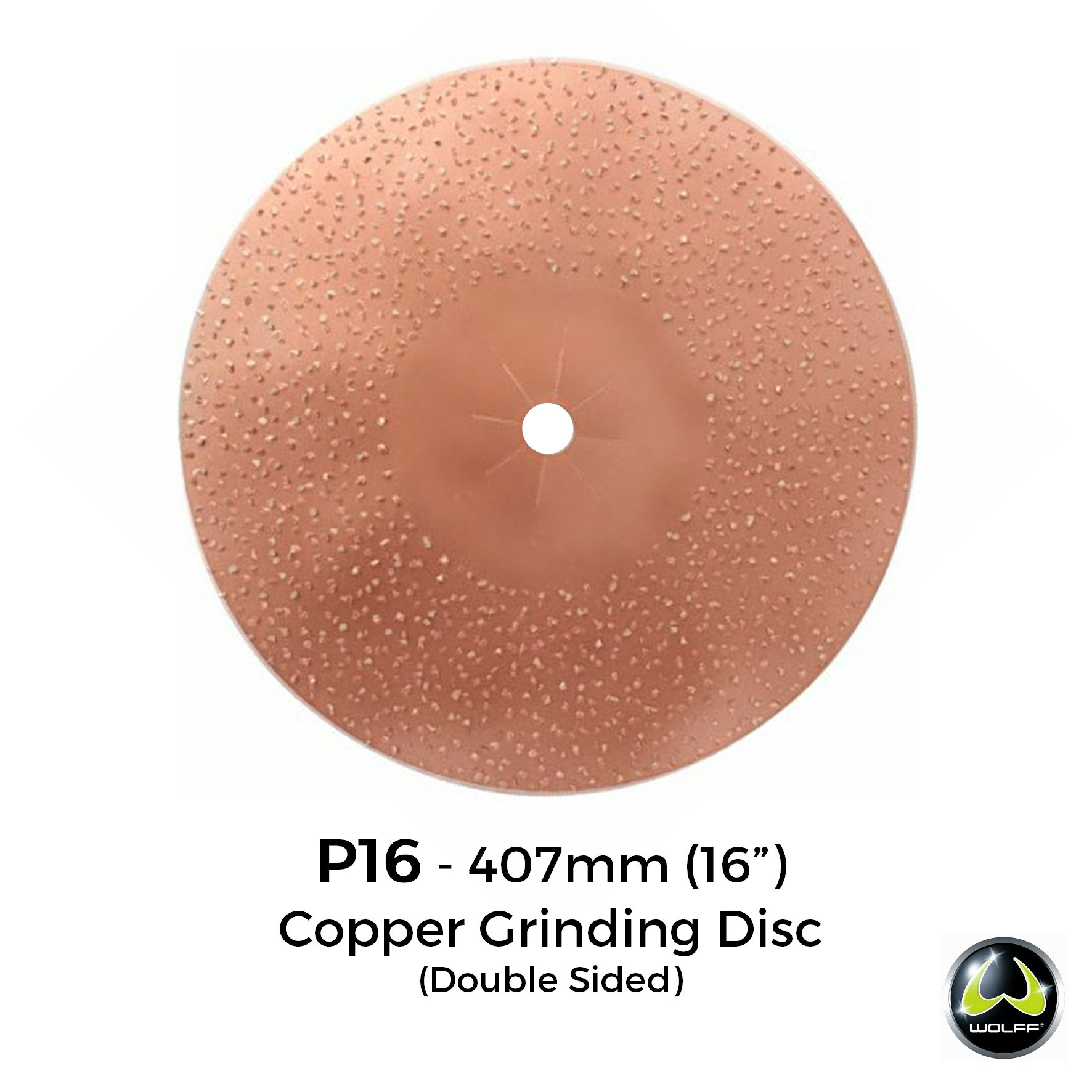 P16 Wolff Tools HM Double Sided Copper Grinding Disc for removal